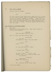 Moe Howard's Script for The Three Stooges 1936 Film ''Half Shot Shooters''